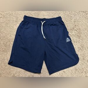 Reebok Men's Deep Blue Athletic Shorts G-35